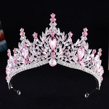 Baroque Rhinestone Crown Tiara
