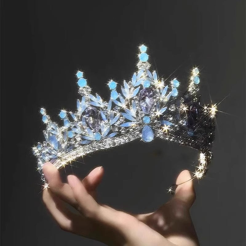 Baroque Rhinestone Crown Tiara