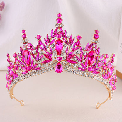 Baroque Rhinestone Crown Tiara