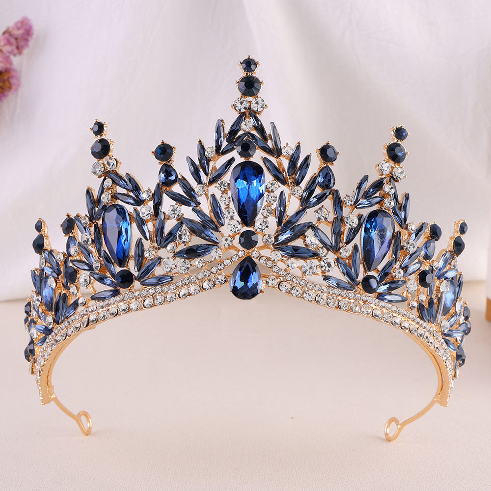 Baroque Rhinestone Crown Tiara