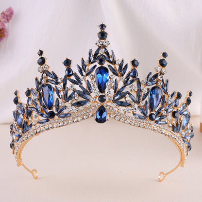 Baroque Rhinestone Crown Tiara