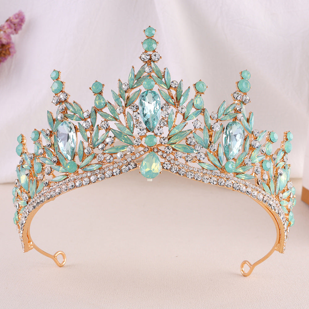 Baroque Rhinestone Crown Tiara
