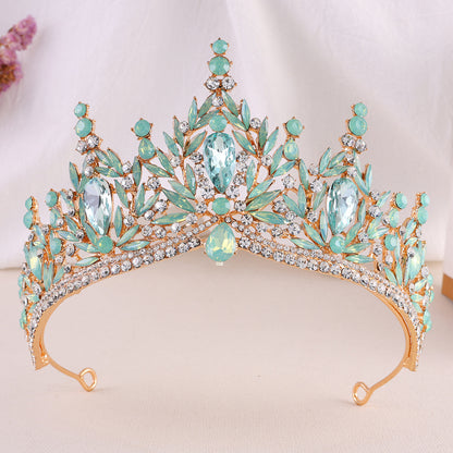 Baroque Rhinestone Crown Tiara