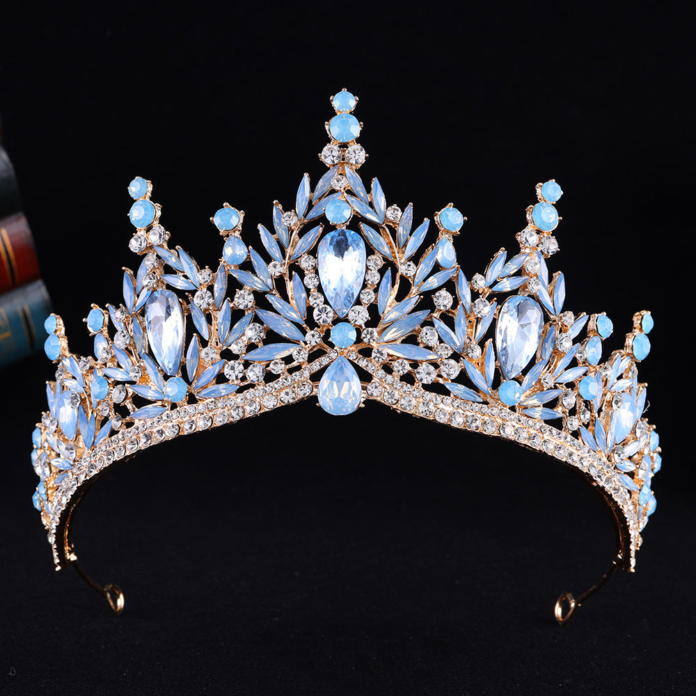 Baroque Rhinestone Crown Tiara