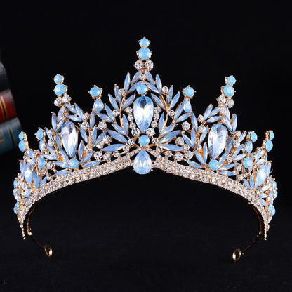 Baroque Rhinestone Crown Tiara