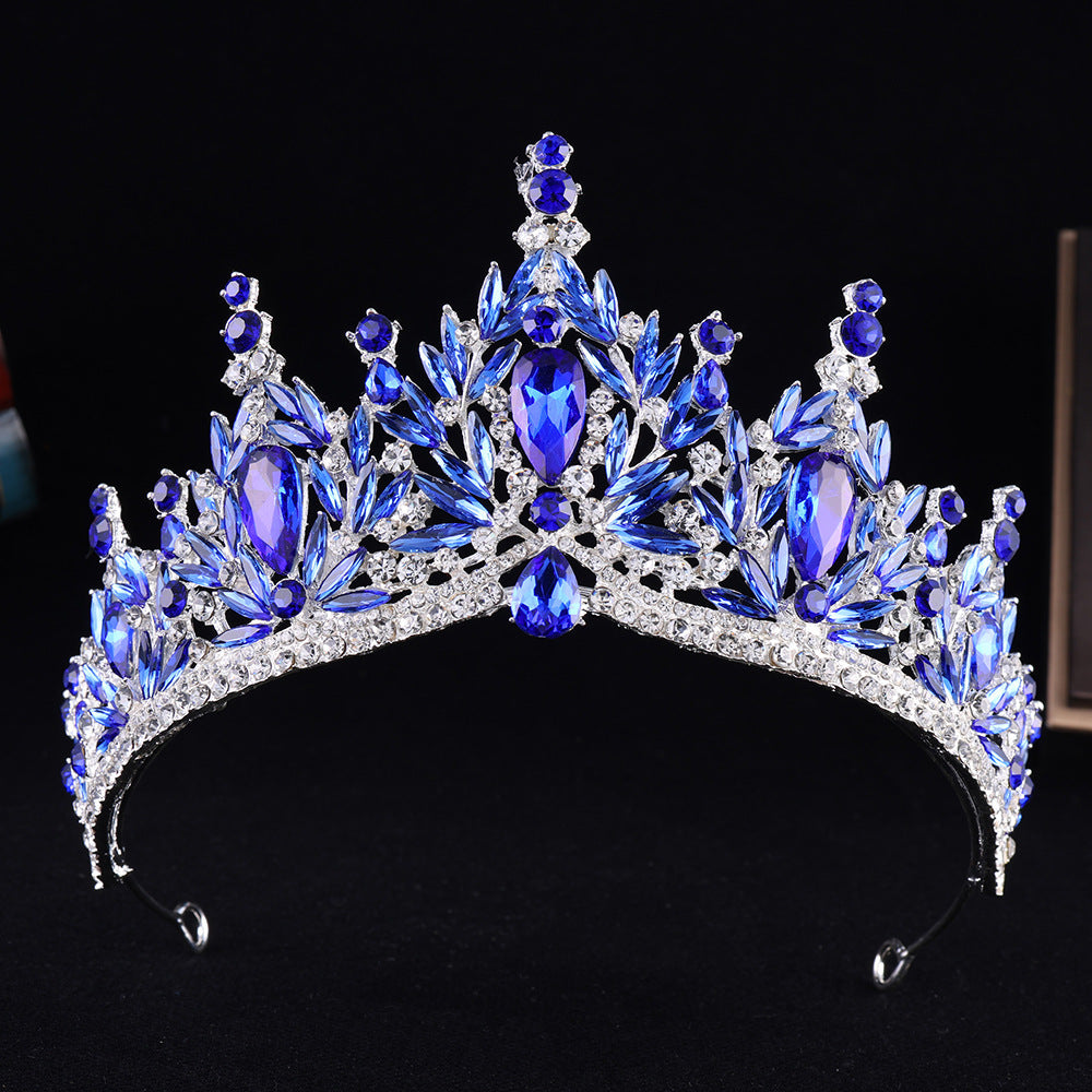 Baroque Rhinestone Crown Tiara