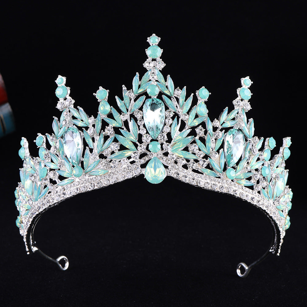 Baroque Rhinestone Crown Tiara