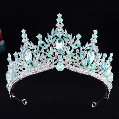 Baroque Rhinestone Crown Tiara