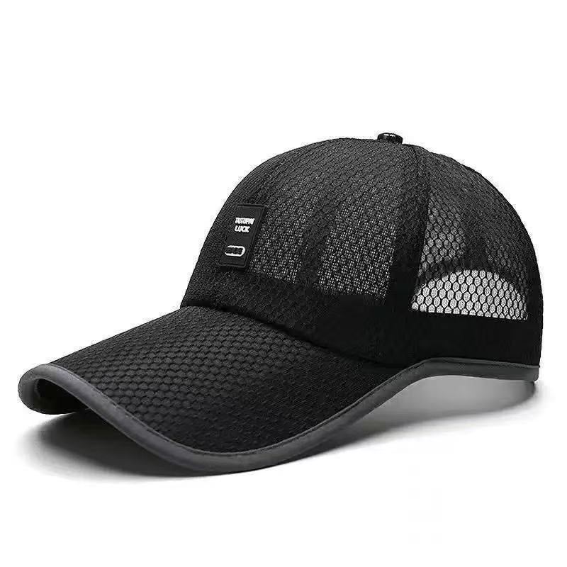 Baseball Cap for Women Men with Built-in Fan Sun Protection Breathable Adjustable Duckbill Hat