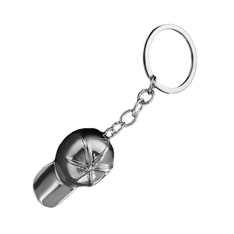 Baseball Cap Shape Keychain Pendant