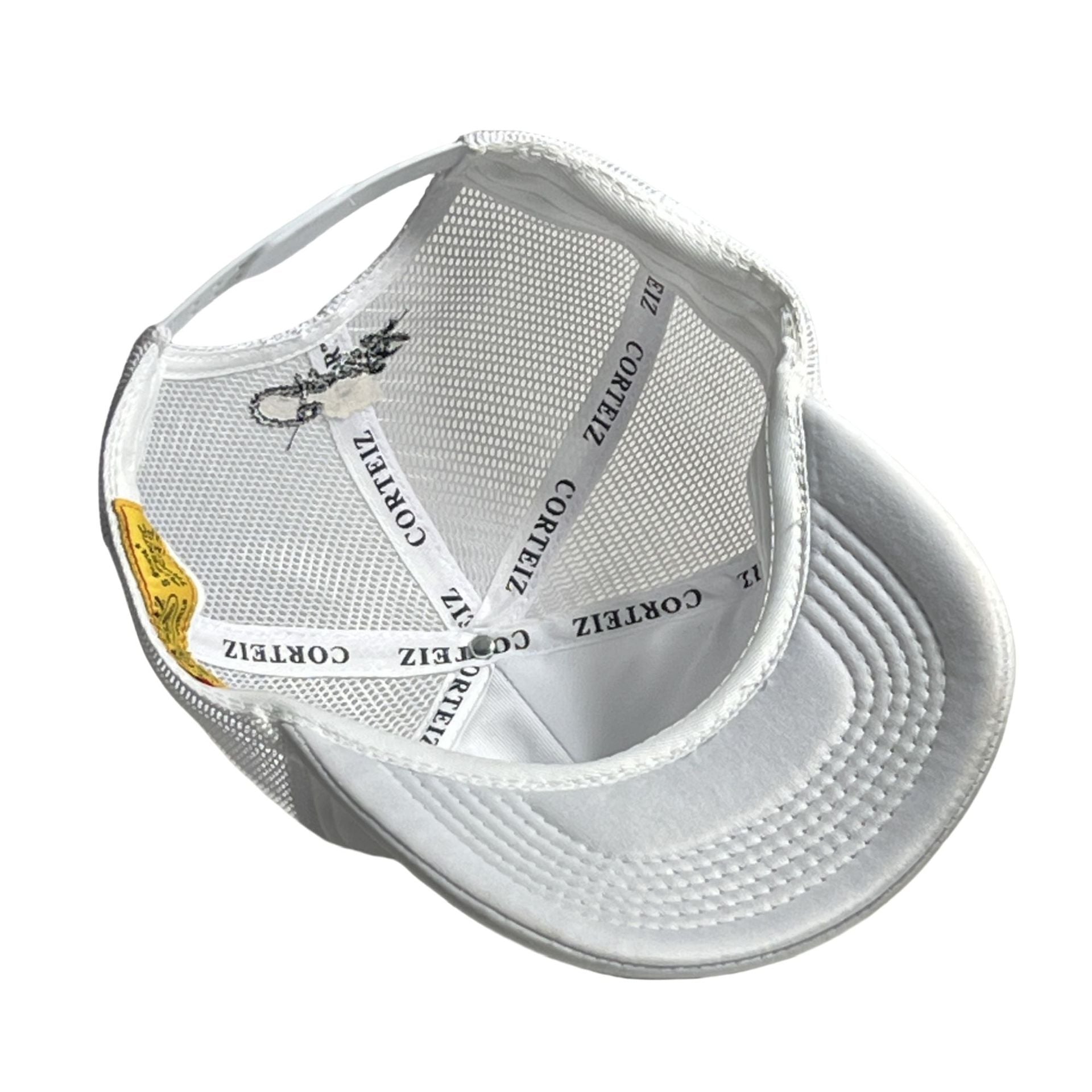 Baseball cap with castle pattern and breathable design