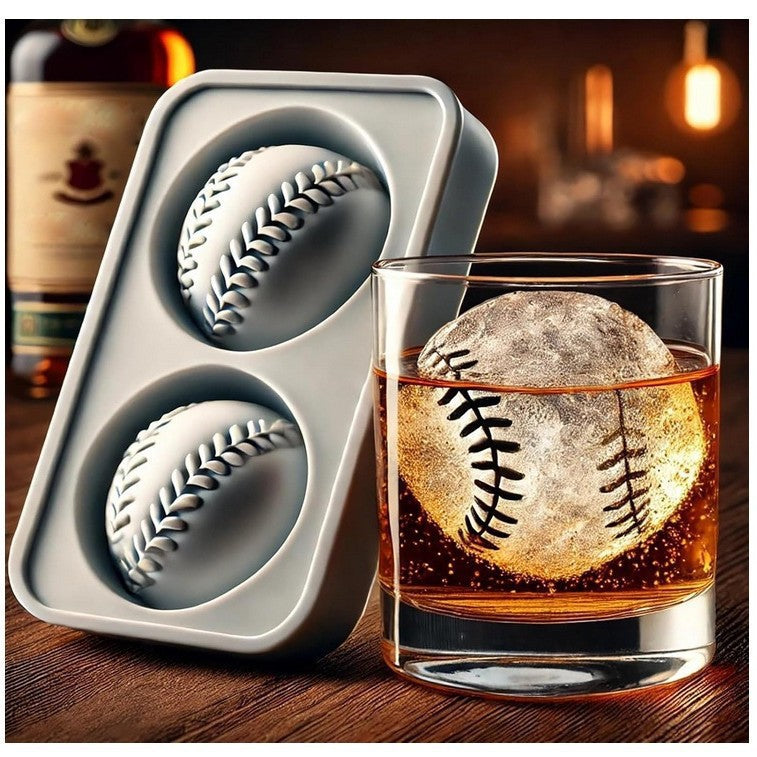 Baseball Ice Mold Spherical Ice Cube Maker