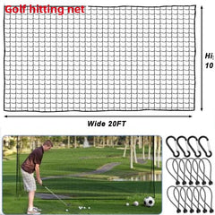 Black polyester golf net