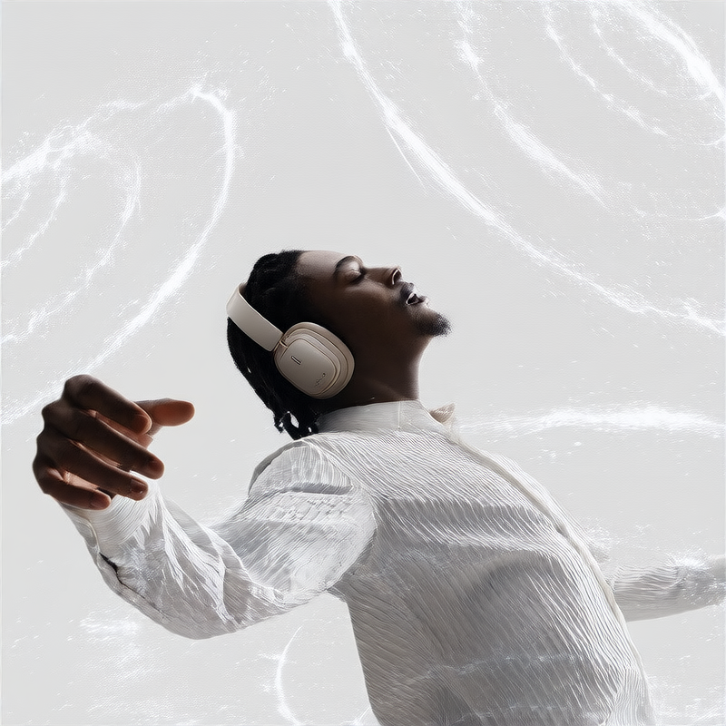 Baseus H1I Spatial Audio Bluetooth Headphones with Active Noise Cancellation