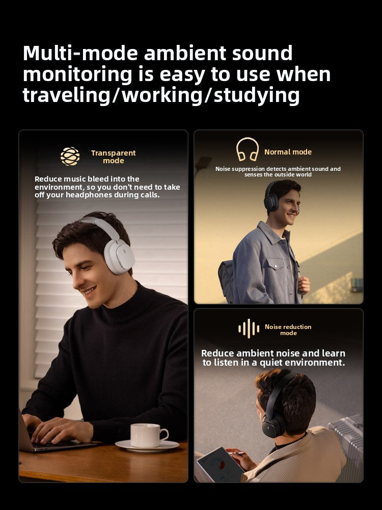 Baseus H1Ipro ANC Bluetooth Headphones with Hi-Res Sound