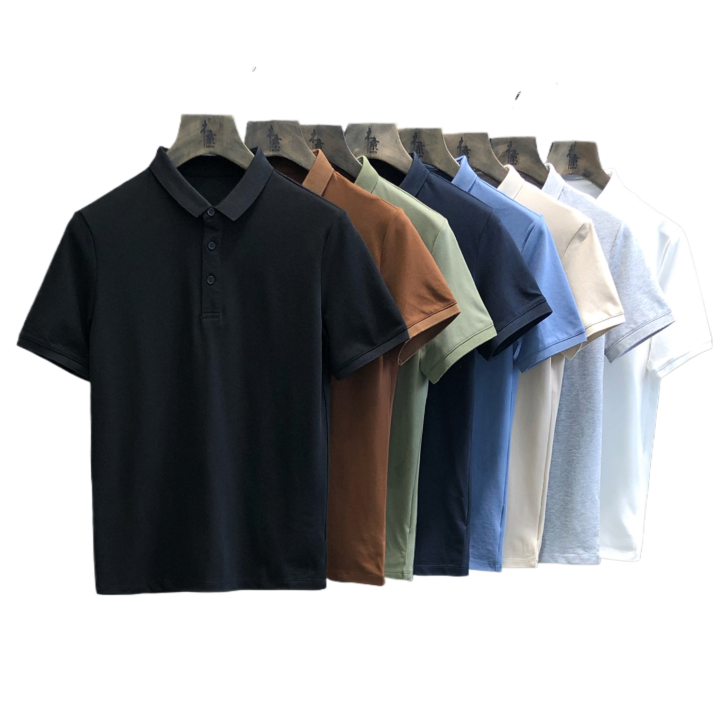 Basic men's polo shirt