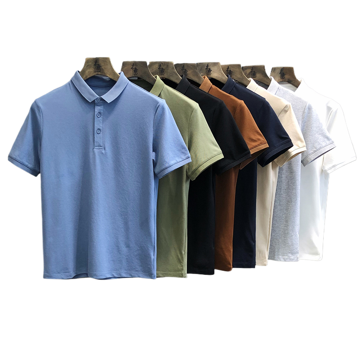 Basic men's polo shirt