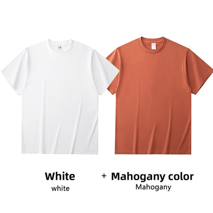 Basic solid white T-shirt base layer