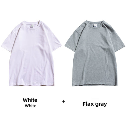Basic solid white T-shirt base layer