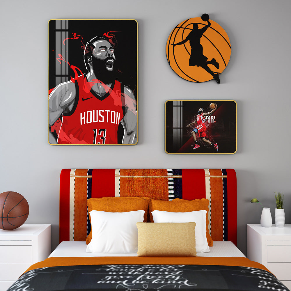 Basketball poster decorative painting