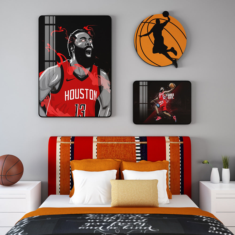 Basketball poster decorative painting