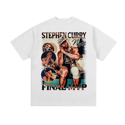 Basketball Print Cotton T-Shirt