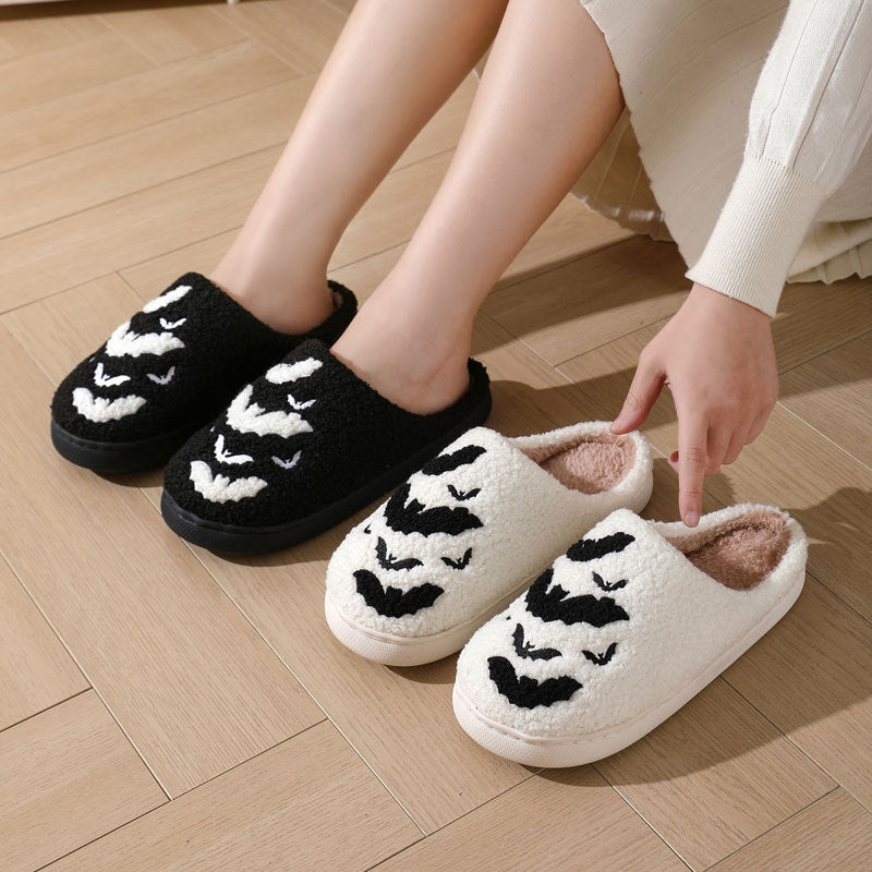 Bat Cartoon Cotton House Slippers