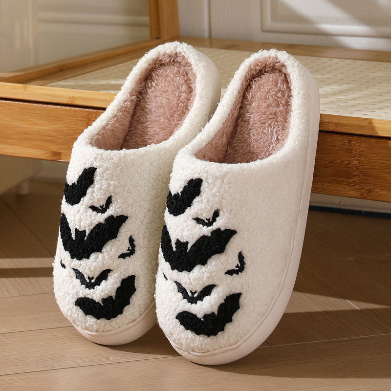Bat Cartoon Cotton House Slippers