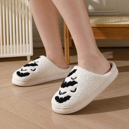 Bat Cartoon Cotton House Slippers