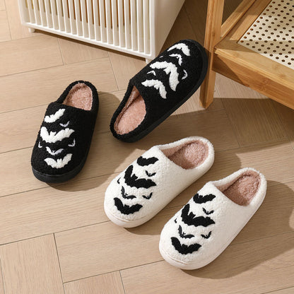 Bat Cartoon Cotton House Slippers