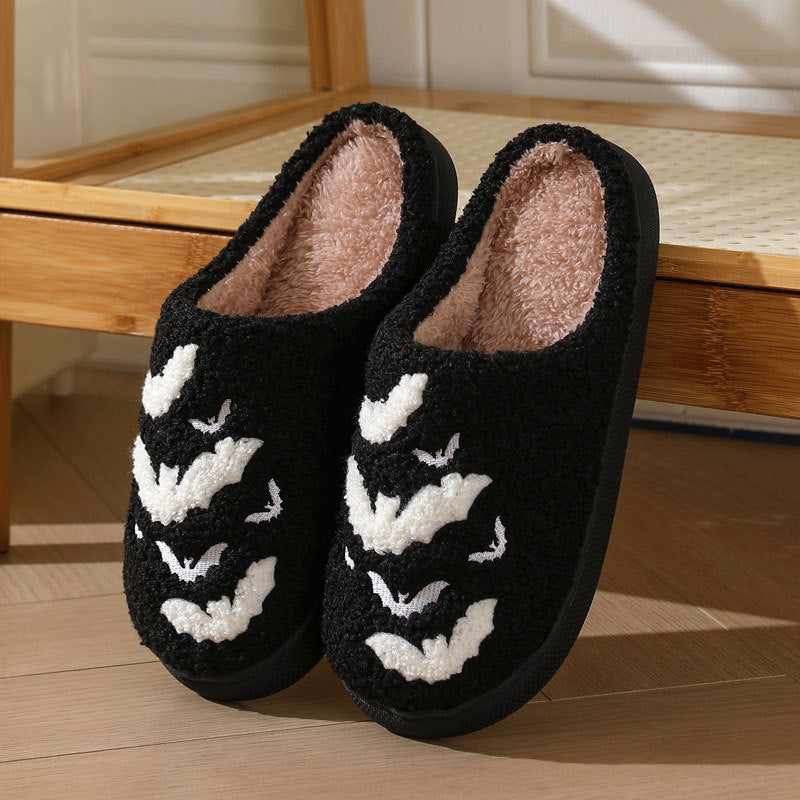 Bat Cartoon Cotton House Slippers