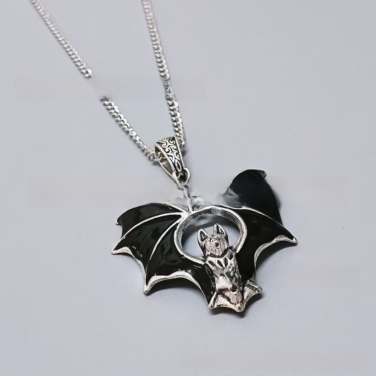 Bat Pendant Necklace