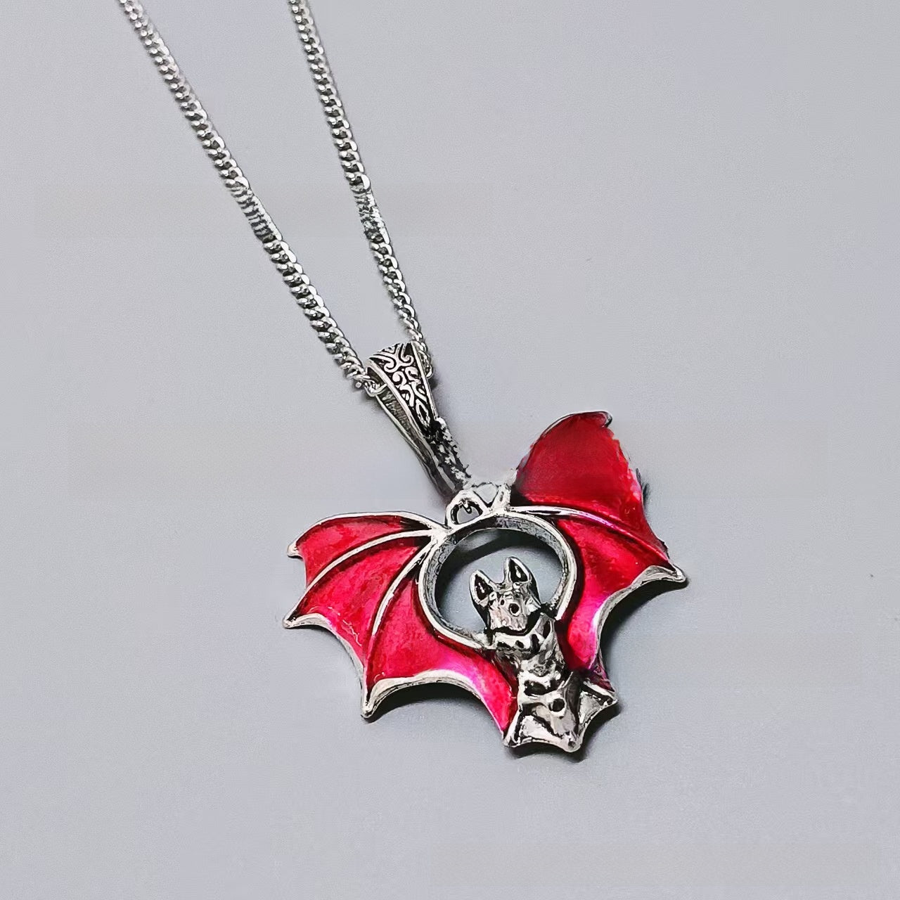 Bat Pendant Necklace