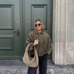 Green coat