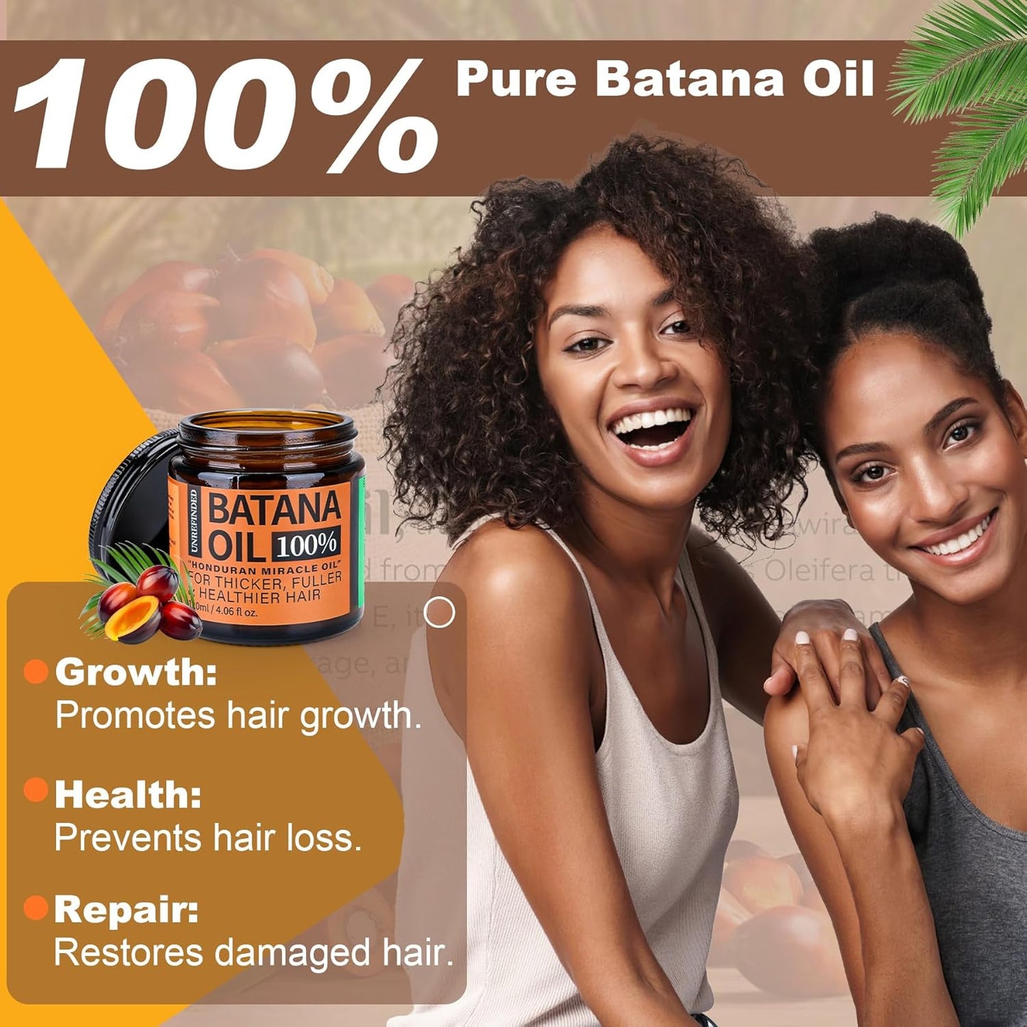 Batana Hair Oil Deep Moisturizing Smoothing Cream