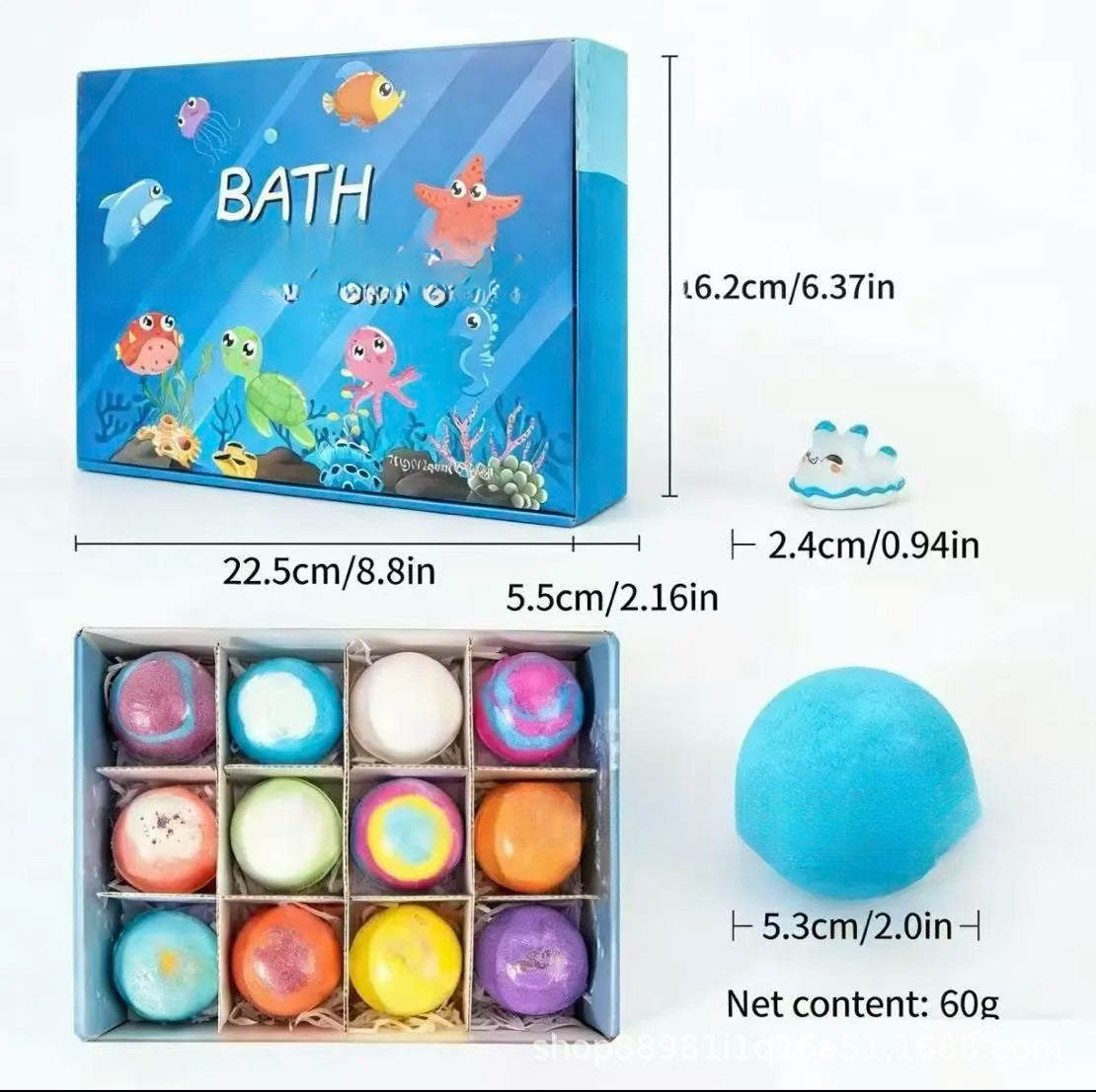 Bath bomb toys