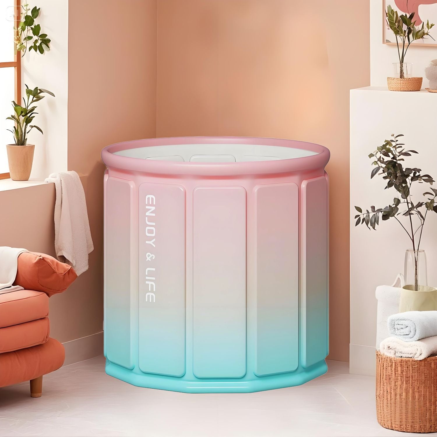 Bath folding tub