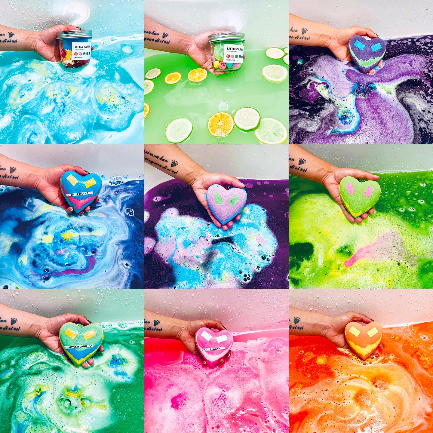 Bath oil bath ball