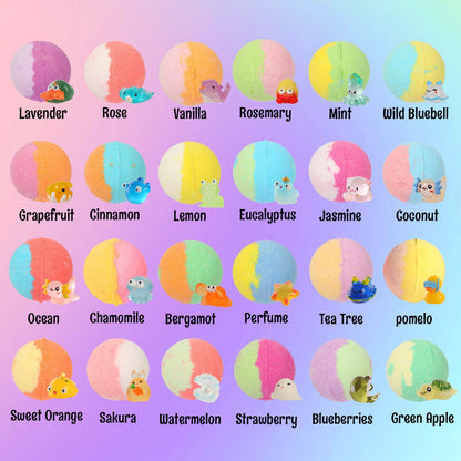 Bath salt balls