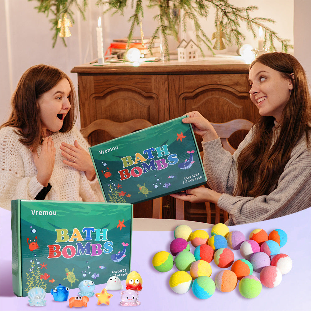 Bath salt balls