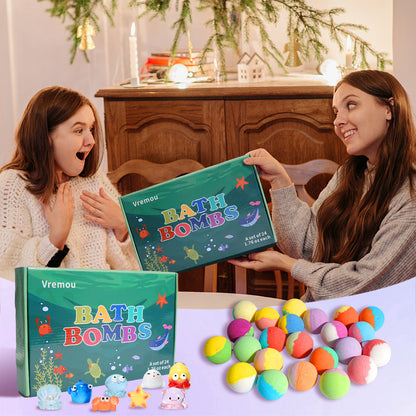 Bath salt balls