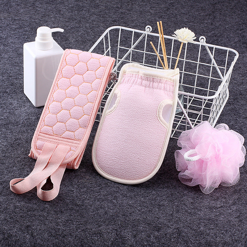bath scrub set