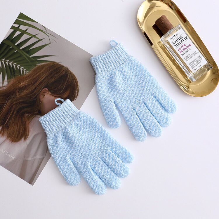 Bath scrubbing glove