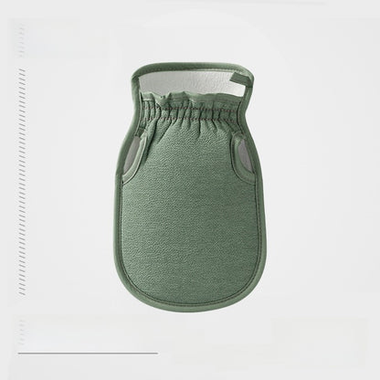Bath sponge thumbless bath towel