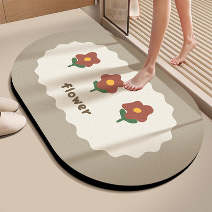 Bathroom Absorbent Non-slip Floor Mat