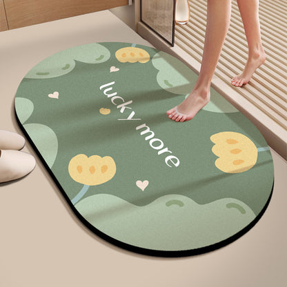 Bathroom Absorbent Non-slip Floor Mat