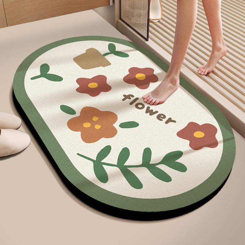 Bathroom Absorbent Non-slip Floor Mat