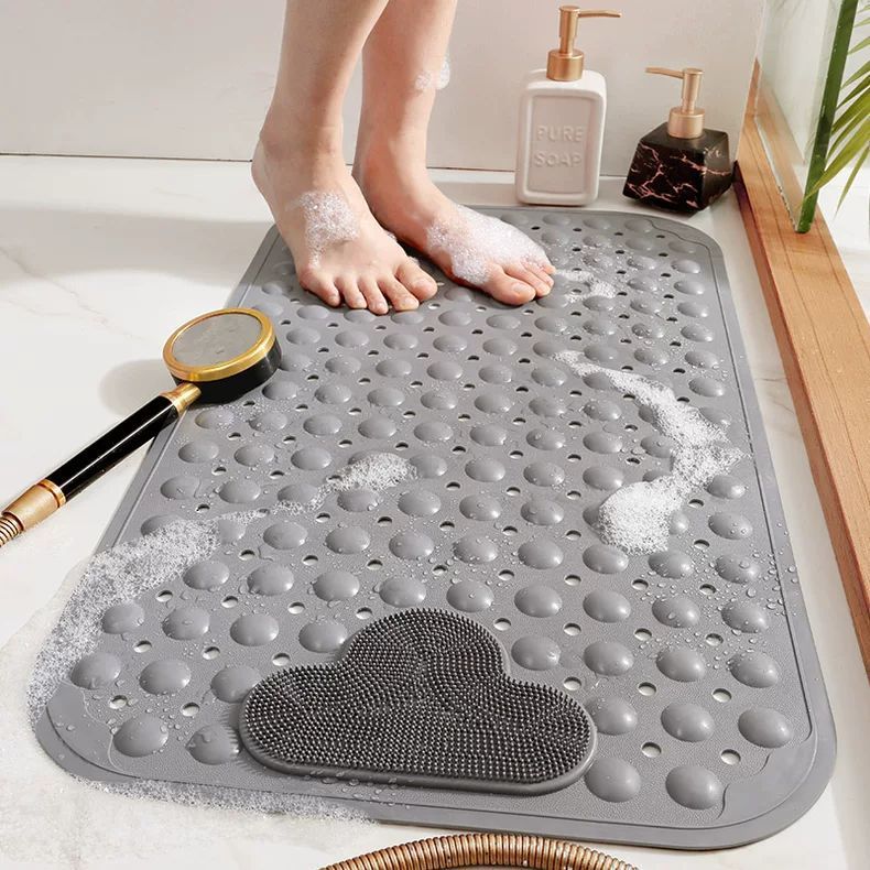 Bathroom Anti-Slip Shower Mat with Suction Cups