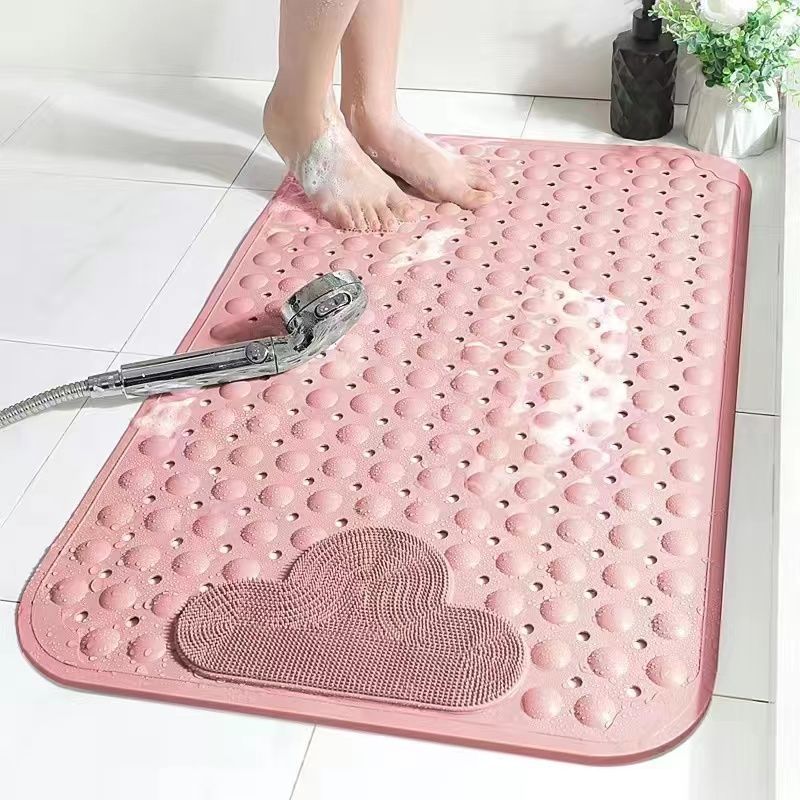 Bathroom Anti-Slip Shower Mat with Suction Cups
