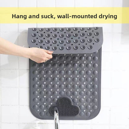 Bathroom Anti-Slip Shower Mat with Suction Cups